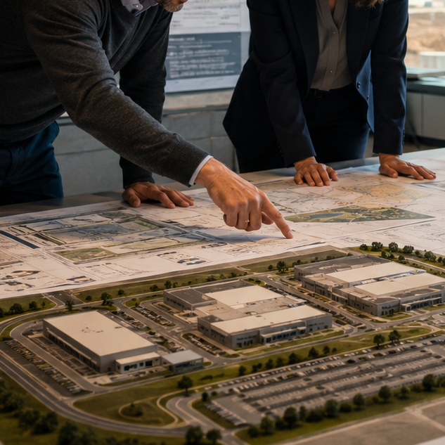 examining a site diagram
